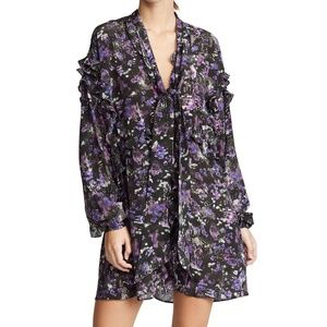 Iro Equate Purple Silk Dress - Size 34 (XS)